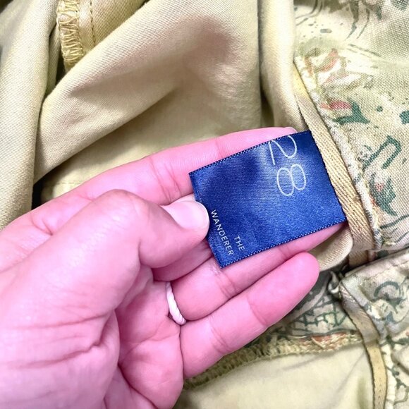 Anthropologie Pilcro and the Letterpress Green The Wanderer Pants Low Rise 28 - Picture 7 of 7